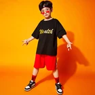 New Fashion Boys' 2021 New Style Summer Fashion Brand Boys' Clothes Handsome Hip Hop Children's Clothes