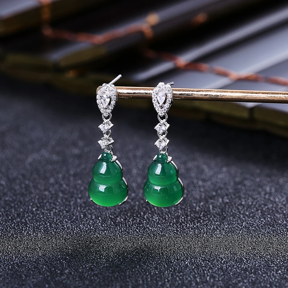 925 earrings aqua chalcedony lapis lazuli dangle earrings
