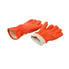 Resistant Fire Gloves Fire Resistant Gloves Anti-static Insulated Heat Resistant Yellow Firefighter Fire Gloves