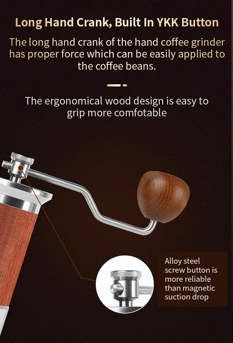Mini Coffee Milling Machine Coffee Grinder Manual Coffee Grinder With Ceramic Burrs
