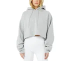 Hoodie Manufacture Custom Design High Quality Casual Wear Plus Size Crop Hoodie For Women