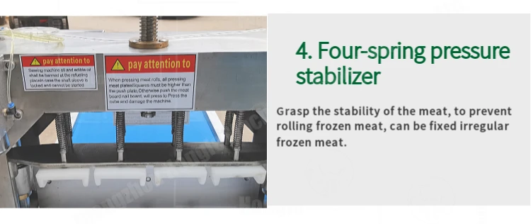 Frozen Beef Lamb Roll Slicer Stainless Steel Automatic Frozen Meat Slicing Machine Meat Cutting Machine manufacture