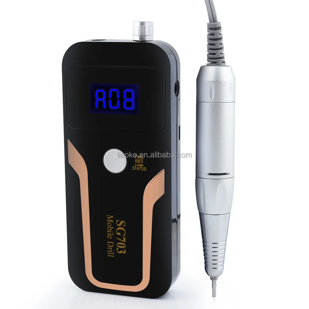 Sg Professional Rpm Rechargeable Mobile Nail Drill Machine