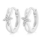 Hoop Earrings Earrings Beautiful Senior Custom Jewelry Fashion Tiny Cross Huggie Hoop Earrings
