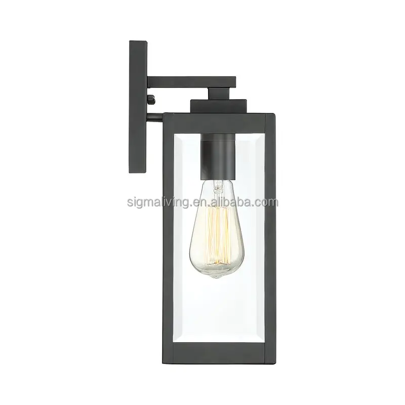 Outdoor light black outdoor wall lantern metal garden lights