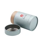 Tin Empty Tin Cans Printed Empty Round Coffee Tea Tin Cans Supplier