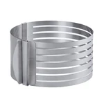 Ring Mold Top Custom Adjustable Square Baking Mousse Ring Cake Ring Mold 9 Inch Seamless Weld Mousse Ring