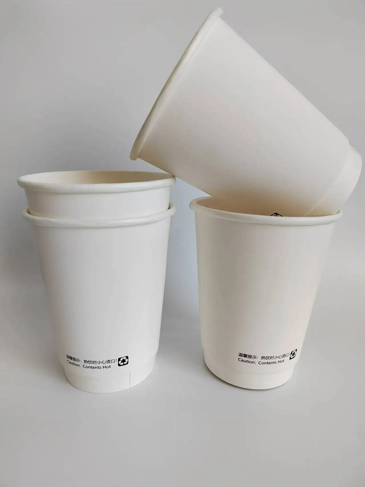一次性咖啡空心杯定制印花咖啡杯定制标志纸杯8盎司