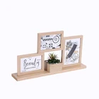 Frame Frame Frame Home Decor 3 Combination Wood Picture Frame Collage 4x6/5x7 Photo Frame With Succulent Plants