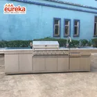 Gas Grill Gas Hot Selling Kitchen Cabinet Door Bbq Grill Island Outdoor Bbq Grill Gas