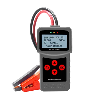 Digital MICRO-200 Pro 12v car motorcycle battery test 12v 24v battery system tester