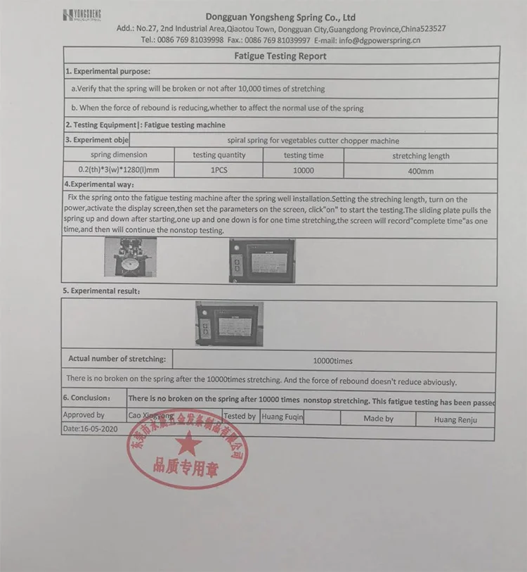 fatigue-testing-report