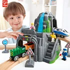 Toys Set Train Wooden Toy Train Hape Toys Light And Sound Mountain Tunnel Set Slot Wooden Train Toys Set Railway