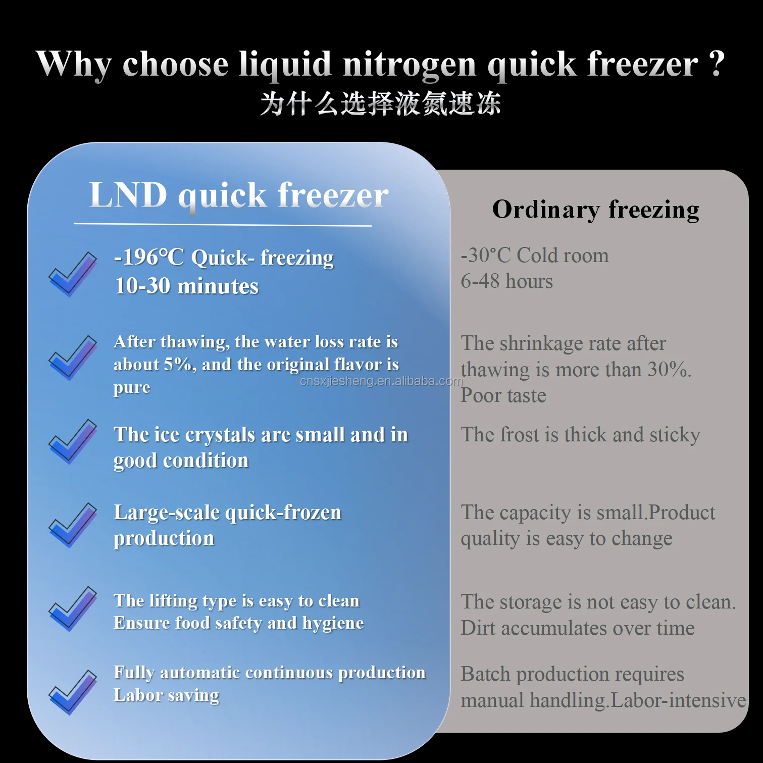 Liquid Nitrogen Tunnel Freezer, 196, Customizable - detail 12