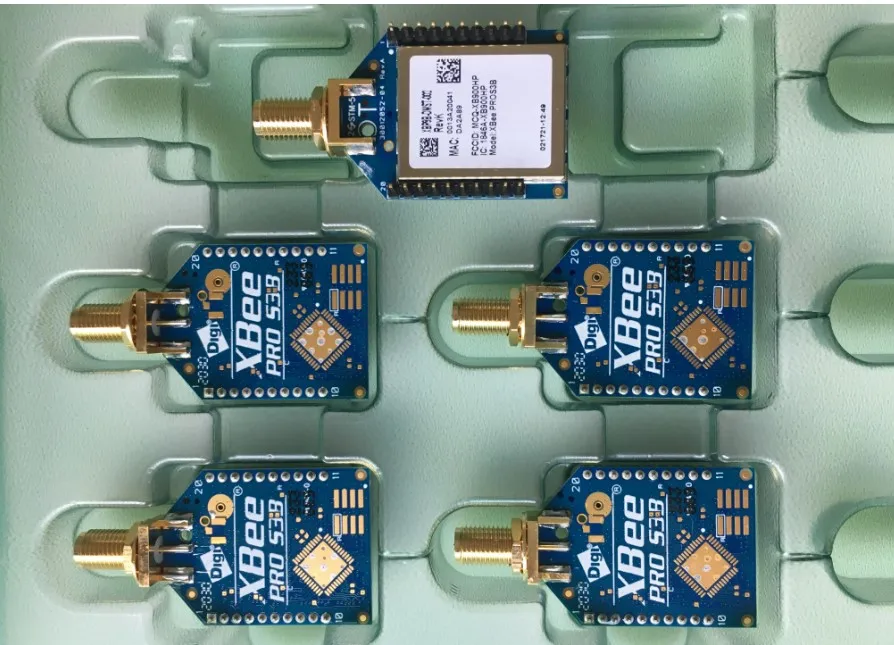 OEM Zigbee Module 902MHz to 928MHz 30dBm SMD XBP9X-DMUS-001 Transmitter and Receiver