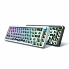 Wholesale GamaKay LK67 3 Mode Wireless RGB 65% 68 Keys DIY Hot Swap PCB Kit With Knob Mechanical Keyboard