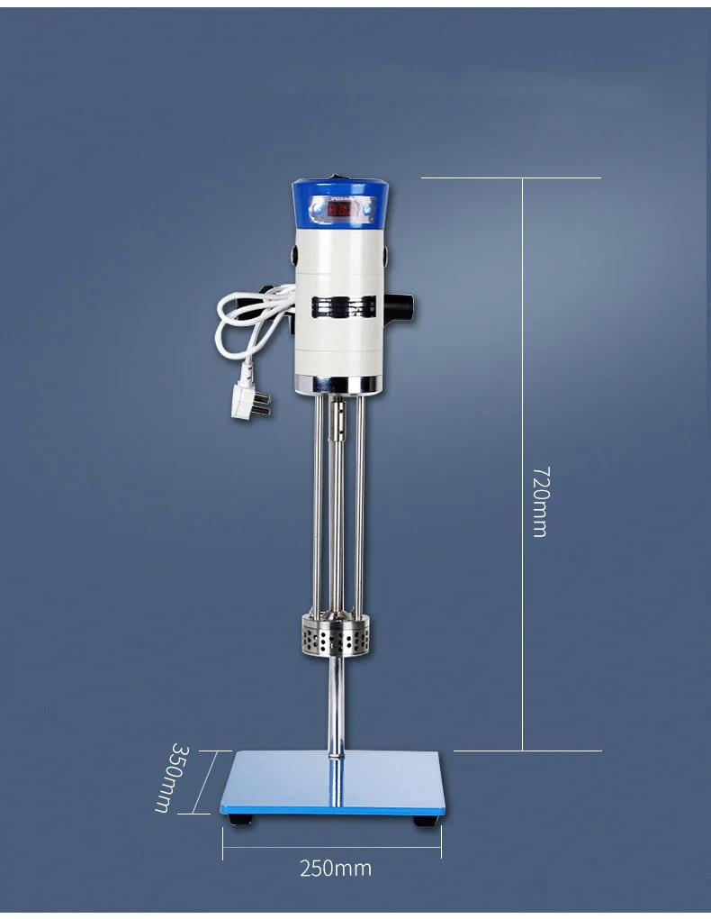 40L Lab High Shear Blender Cosmetic Homogenizer Emulsion Mixer Rotor Stator Emulsifying Machine for Cosmetic/Cream/Food