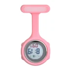 Nurse Watches Wholesale Silicone Pin Digital Stopwatch Custom Engraved Name Alarm Clock Timing Luminous Silicone Watch