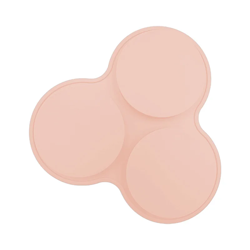 4 Inch High-Temperature Resistant Silicone Cake Molds 3 Grid Round Shapes DIY Pizza Baking Pan Tools supplier