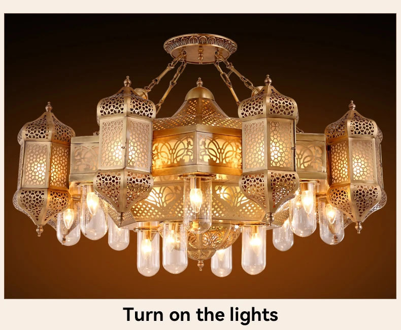 Copper Chandelier