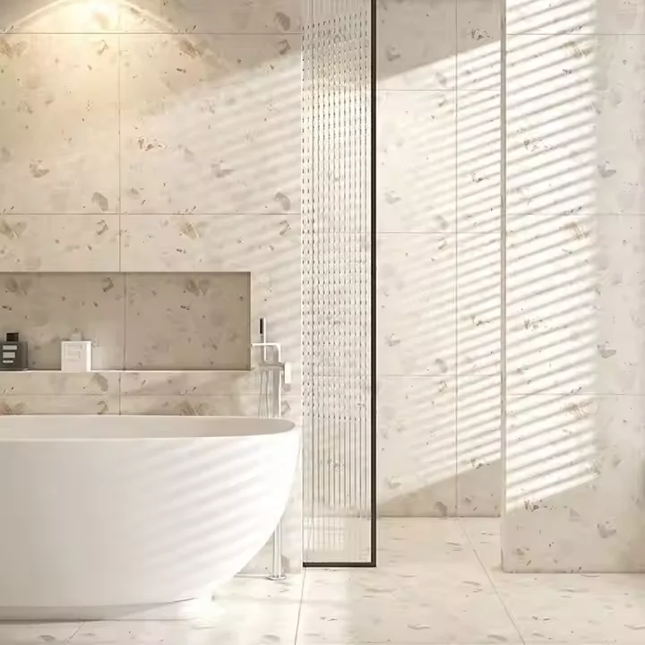 product ydstone modern rose beige artificial marble tiles cut to size for villa exterior staircase wall hotels floors bathrooms malls-5