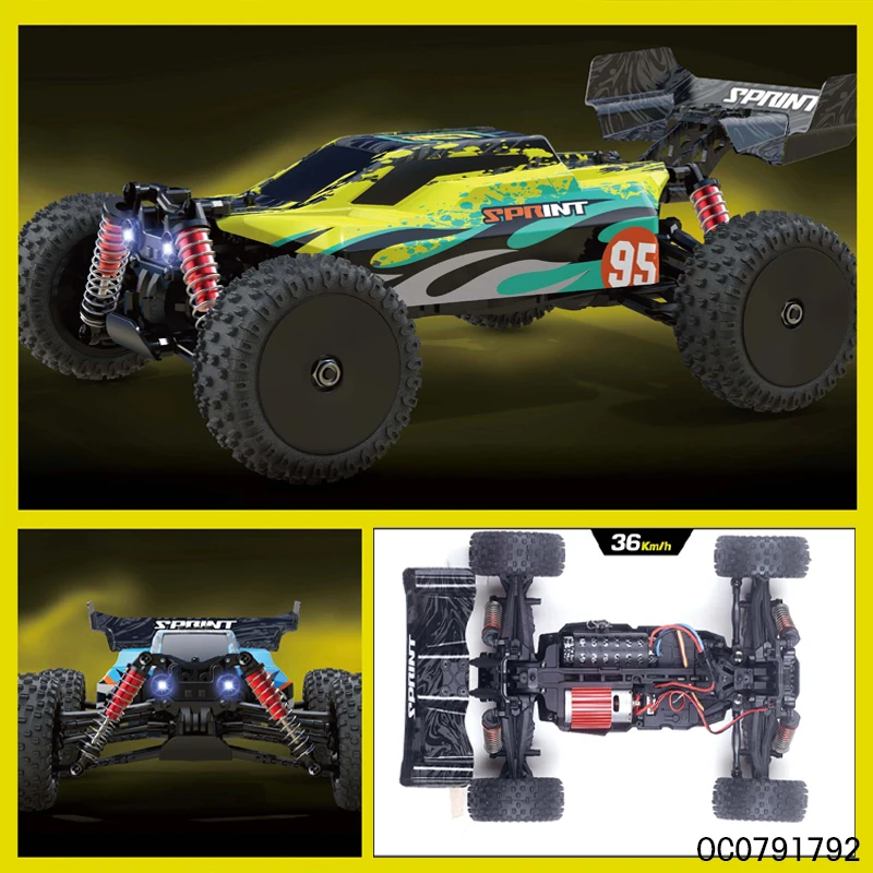 36km/h 1:16 stunt rc car model 4x4 for adults with high speed off road