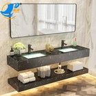 ABT001-110 Hangzhou Armario De Banheiro Bathroom Washbasin Cabinet Evkur Bathroom Vanities Bathroom Vanity Cabinets
