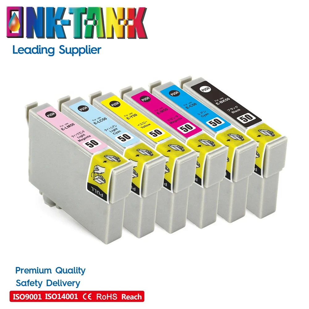 Ink-tank Ic50 Icbk50 Icc50 Icm50 Icy50 Ic6cl50 Premium Color Compatible  Inkjet Ink Cartridge For Epson Pm-g860 Ep-703a Printer - Buy Icbk50 Black  Jet Iclc50 Iclm50,Ic6cl50 Colour,Ep-803a Pm-a920 Pm-g4500 Pm-g860 Ink  Cartridge For