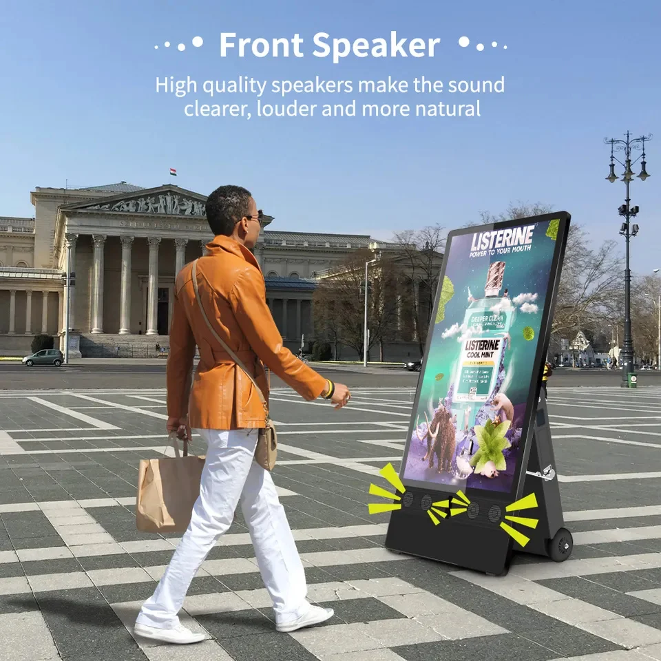 43inch Outdoor Capacitive Portable Battery Powered Digital Signage