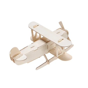 wooden toy plane 3d Puzzle Building Blocks Cruise Ship toy wooden aircraft carrier toy Hydroplane Models helicopter plane puzzle