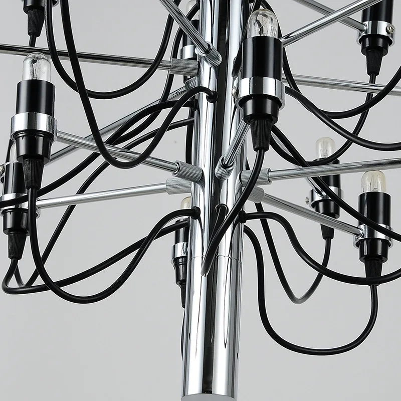 ARTDECOLITE Modern Gold Silver Black 18/30/50 Heads Gino Sarfatti Pendant Lights Summer Fruit Pendant Lamp