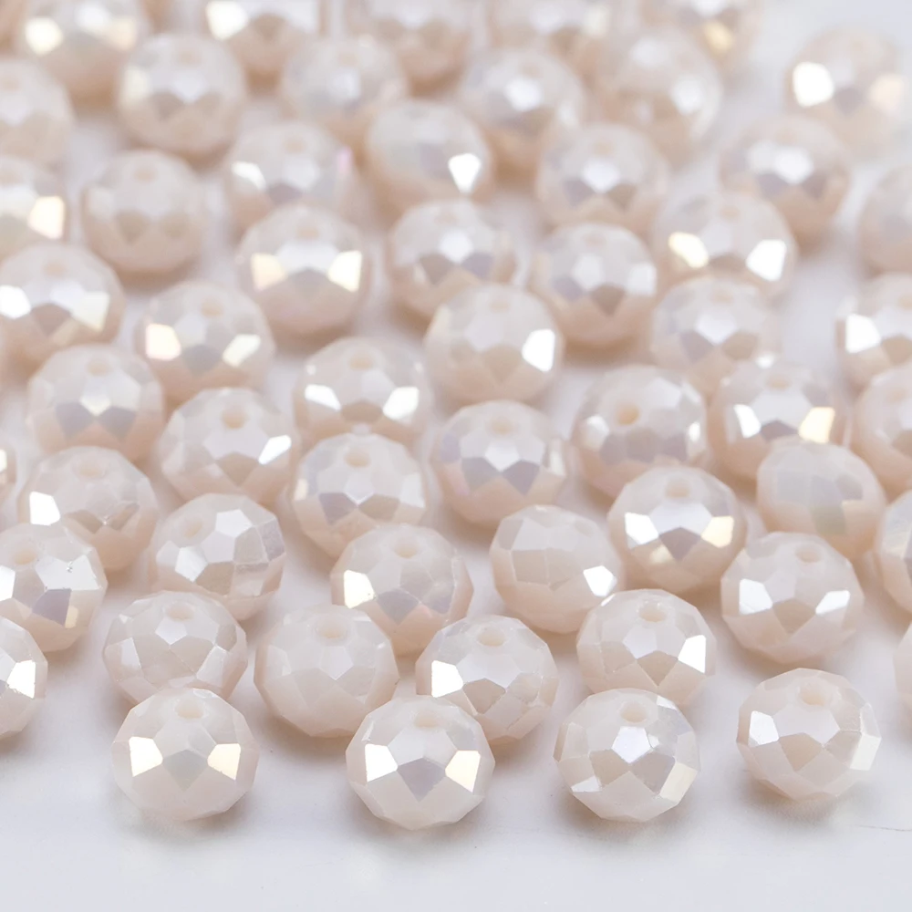 product wholesale 4mm czech pearl colour glass beads for making bracelet necklace accessories rondelle spacer beads-31