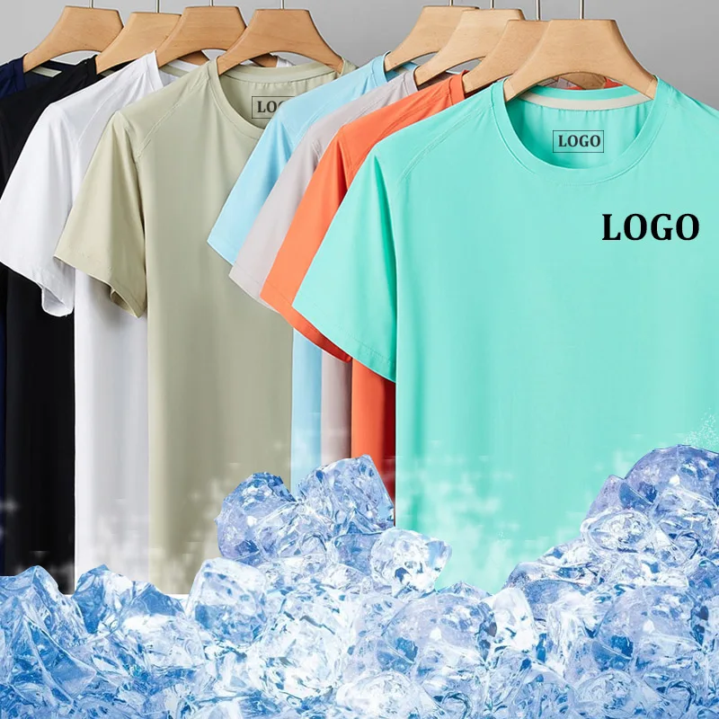 ice silk cool t-shirt for men