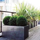 Propagator Kits Large Planter Box Tree Planters Boxes Super Large Outdoor Flower Pot White For Patio Decor