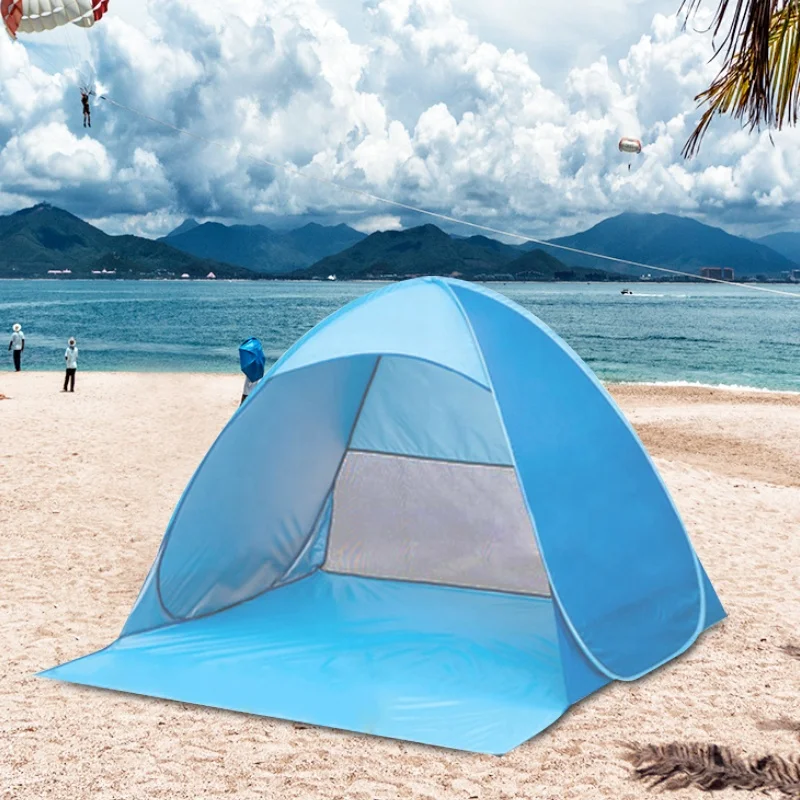 Tenda da Spiaggia con Protezione UV 80 e zanzariera Outdoorer Tenda da Esterno Svalin 3 in 1 