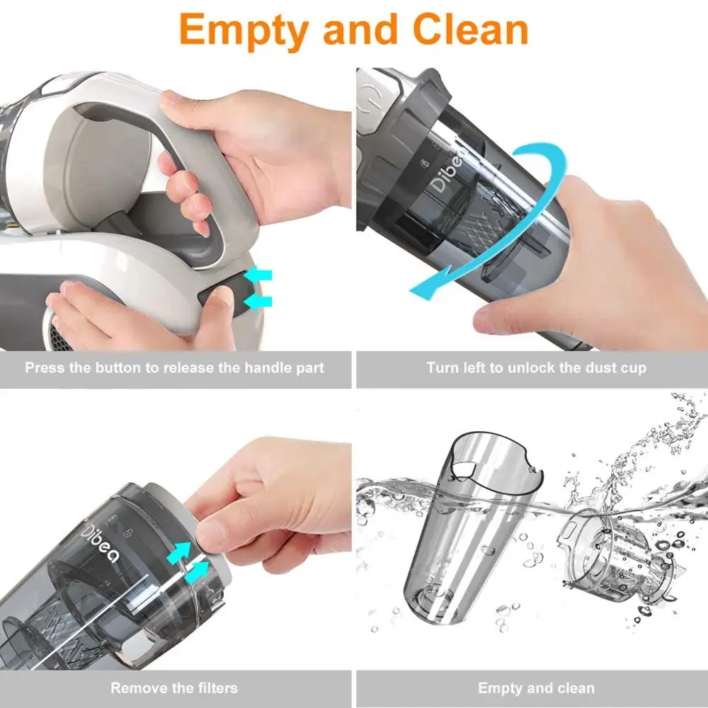 Dibea Uv10 Cyclonic Filtration System With Hepa Filter 20cm Uv Light