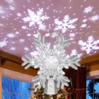 Star High Quality Decorative Christmas Tree Top Star Motorized Rotating Christmas Tree Topper