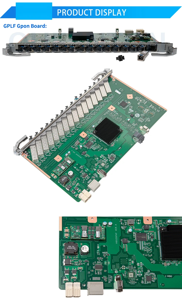 Ports Gpon Board Gplf With C Sfp Module Gpon Olt Interface Board