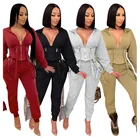 New 2021 New Arrivals Best Seller Winter Clothing Sexy Hoodie 2 Piece Set Women Clothing
