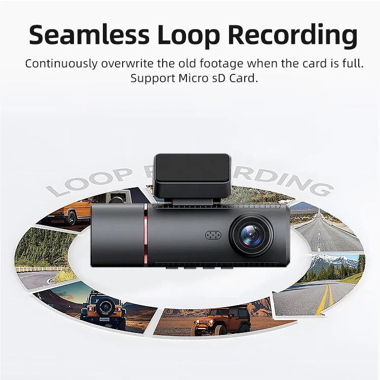 4k Dash Cam with Wifi Gps Car Dvr 3 Camera 4k+1080P+1080P Dash Cam 3 Channel 64Gb Black Box F1.8 with 3 Inches LCD for Agent supplier