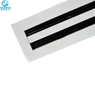 Air Duct Air Conditioner Adjustable Length Duct Covers Exhaust Linear Grille Slot Diffuser