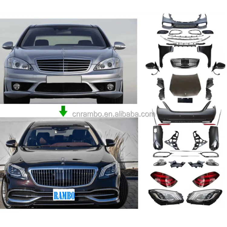 Body Kit Exterior Conversion Kits For Mercedes Benz S Class W221