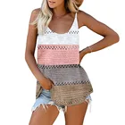 Knitted Vest Women 2021 New Design Casual Comfortable And Breathable Contrast Knitted Sweater Vest Women