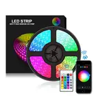 Rgb Lights Light Wholesale Smart Flex Outdoor Flexible 5050 SMD 100M RGB Waterproof LED Strip Lights LED Light Strip