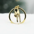 Jewelry Rings Hot Selling Cute Jewelry 14K Gold Plated Pendant Rings Jewelry Women