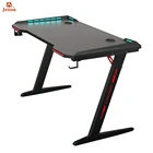 Desk Ergonomic Gaming Desk Gaming Table With RGB Light For Home Office Gamer Workstation