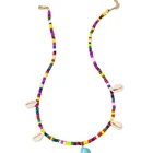 Vintage Bead Vintage Fashion Color Rice Bead Shell Necklace Woman Girlfriend Gift