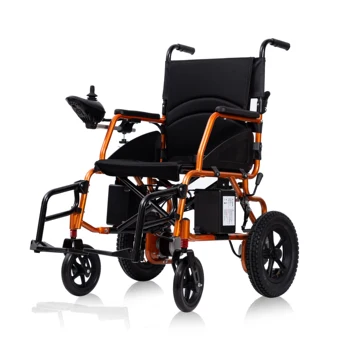 OEM High Quality Folding Lightweight Power Wheelchair Portable Electric Wheelchair Foldable For Elderly People