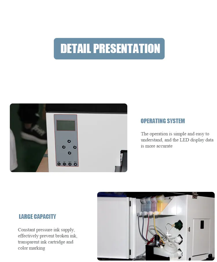 Hot Sale Factory Direct Supply Single Head A3+ 33cm C31 Eps XP600 DTF Printer for DTF Digital Printing for DIY Logo Design