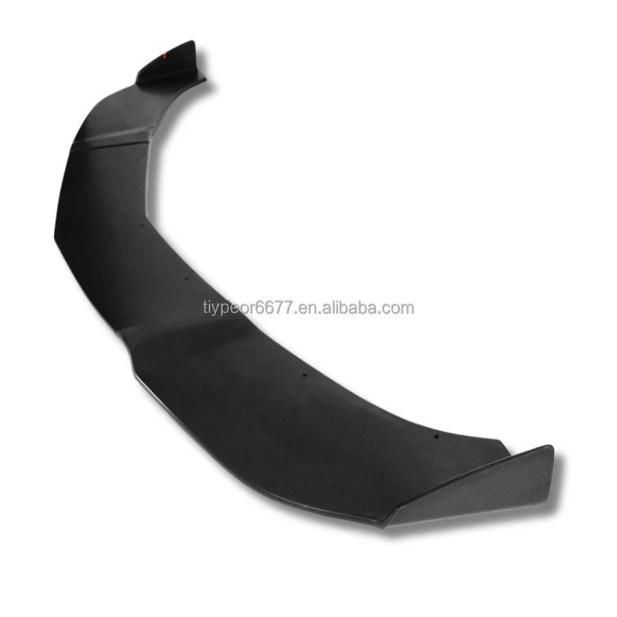 product tiypeor front splitter for 2012 2014 dodge charger srt front bumper lip pu 3pcs-6